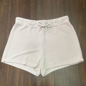 H&M Women's Light Cream Knitted Shorts